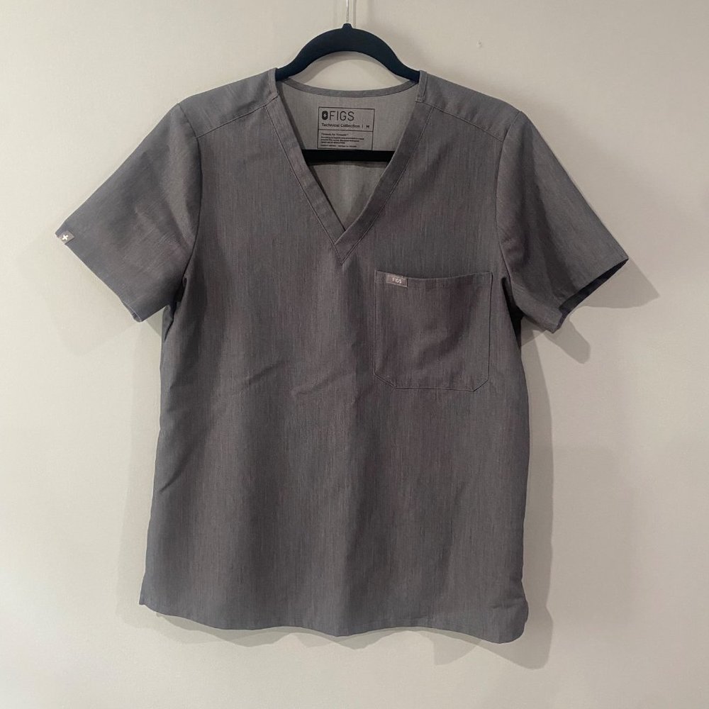 Figs Catarina OnePocket Scrub Top Size M Gem